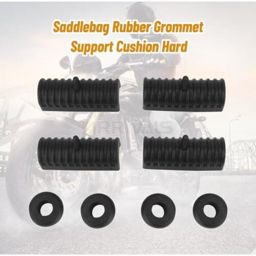 Motorcycle Rubber Grommet Support Cushion Hard Saddlebag For Harley Touring Road King Electra Street Glide