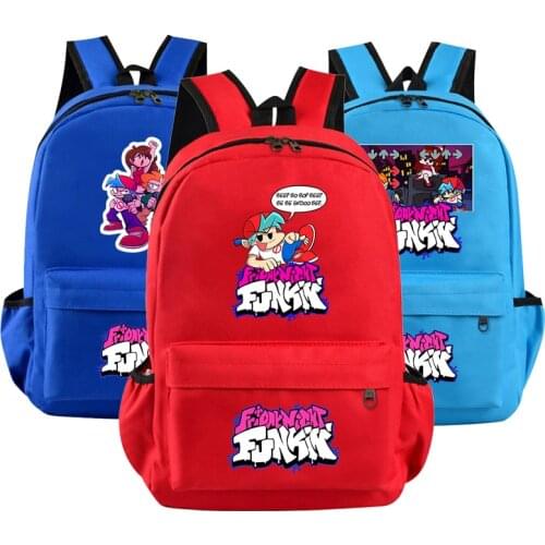 Game Friday Night Funkin Backpacks Boys Girls School Bags School Bagpack Teengaer Mochila Back To School Bookbag