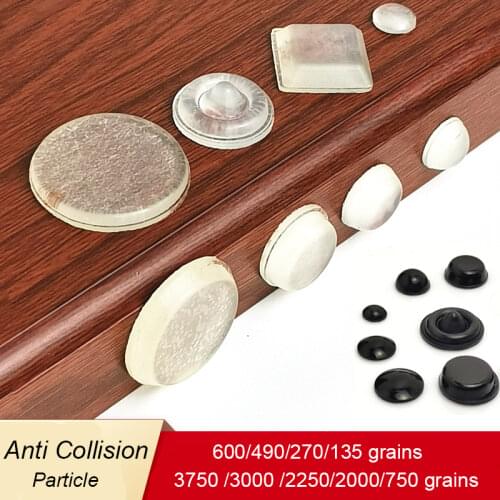 50 grains Wall Stickers Self Adhesive Buffer Bumper Toilets Drawer Door Cabinet Anti-collision Rubber Non Slip Silicone Feet Pad