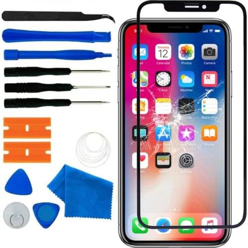 80% Off Front Outer Lens Glass Screen Replacement Repair Tool Kit for iPhone 12 Pro Max