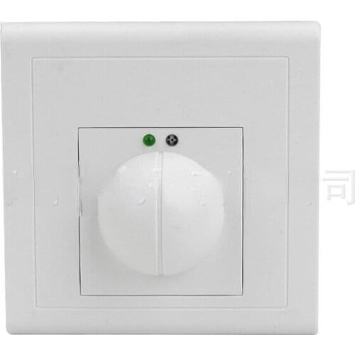 Led Microwave Radar Sensor Switch Intelligent Body Light Light Control Delay Distance Adjustable 86 Type Stairway