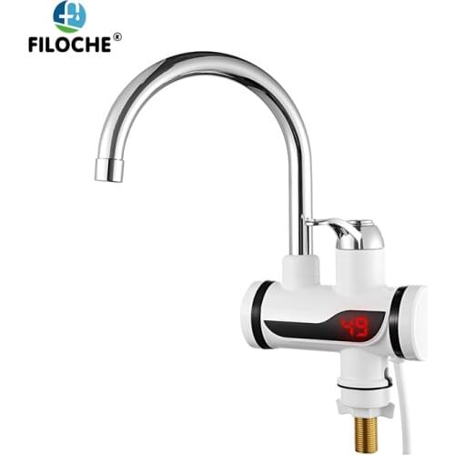 Kitchen Water Heater Cold Heating Faucet Instantaneous Water Heater Tap Instant Hot Water Faucet Heater EU Plus