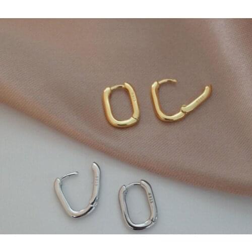 1 Pair Fashionable Round European Exaggerated Hoop Earrings Set Female Simple Jewelry 2021 New
