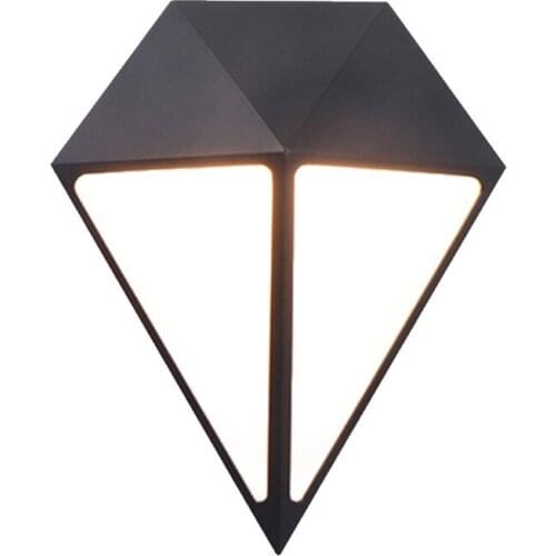 1 Pc Diamond porch light Led Waterproof Lamp Garden lighting Balcony Courtyard Wall Lamp Corridor Door Light Outdoor Wall Light