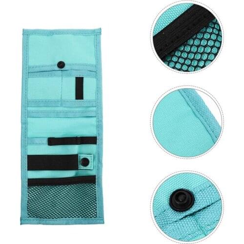 1pc Doctor Nurse Pen Pouch Inserted Holder Bag Pocket Pen Protector Doctor Chest Pocket Small Tool Storage Bag (Emerald)