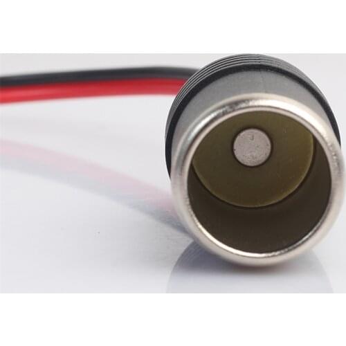 2Pack 12V Car Cigarette Lighter Socket Female Step Up Cable Inverter Converter for Car Cigarette Lighters Driving Recorder