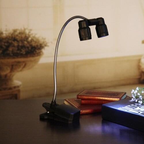 360 Degree Rotation Adjustable Barbecue LED Light BBQ Camping Clamp Table Lamp Outdoor Camping Accessories