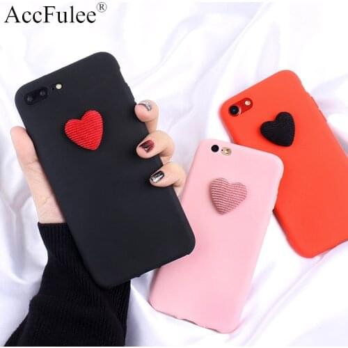 3D Cute Love Heart Matte Soft TPU Case For Huawei Y5P Y6S Y6P Y7P Y7A Y8S Y8P Y9S Y5 2017 Y6II Y7 Prime 2018 Y9 2019 Candy Cover