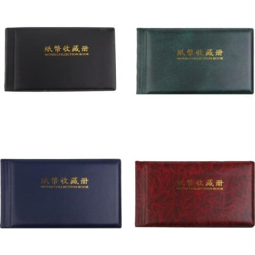 30 Pages Banknote Currency Collection Album Paper Money Pocket Book for Collector, Transparent and Flatness Pockets