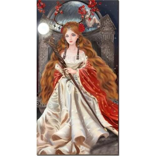 Diamond Embroidery Pretty Princess Girl Mosaic Diamond Painting Full Square Round Drill Cross Stitch Cartoon GiftsZP-4640