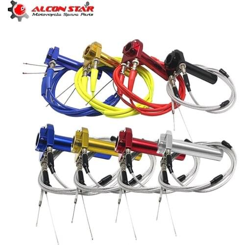 Alconstar Aluminum Throttle turn Grip Quick Twister + Cable used at Most Motorcycle 22mm Handbar