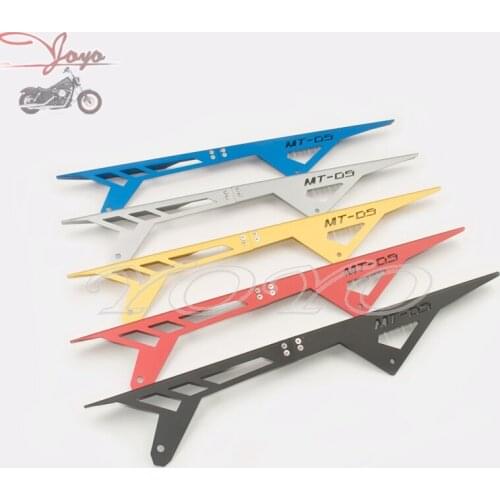 Free Shipping MT09 FZ09 CNC Aluminum Chain Guards Cover Protector For Yamaha MT-09 FZ-09 2014-2015 & FJ-09 MT-09 Tracer 2015
