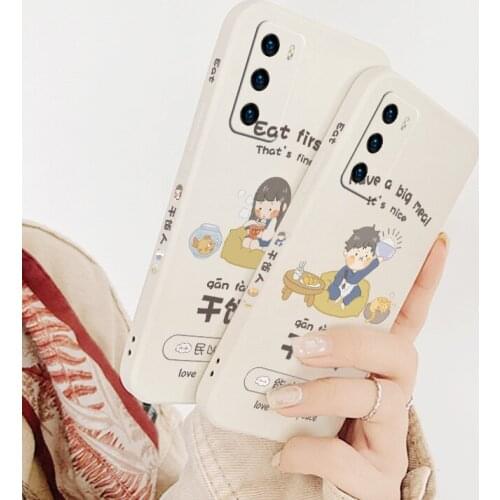 Swift Drier Phone Case For Huawei P40 P40Lite P30 P20 Mate 40 40Pro 30 20 Pro Lite P Smart 2021 Y7a Liquid Silicone Cover