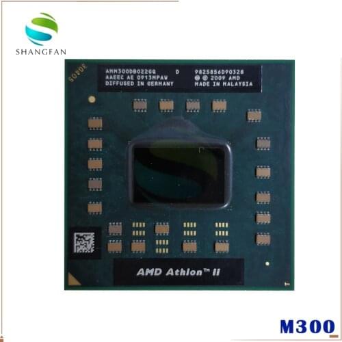 AMD Athlon II Dual-Core Mobile M300 AMM300DBO22GQ notebook CPU 2.0Ghz laptop processor cpu Socket S1 (S1g3)
