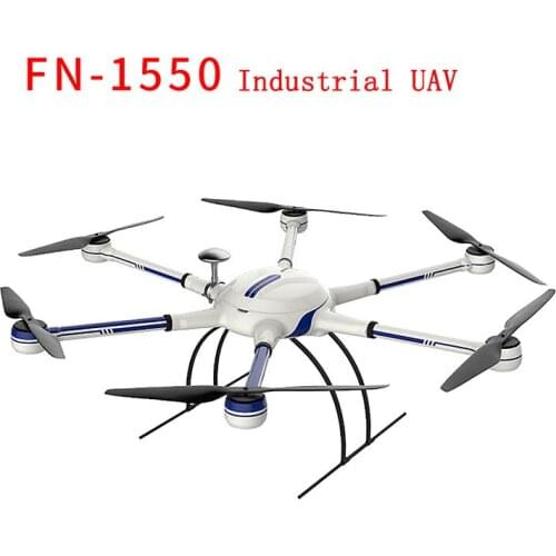 Fn-1550 industrial grade six rotor unmanned chassis carbon fiber composite 20kg aerial mapping plant protection frame