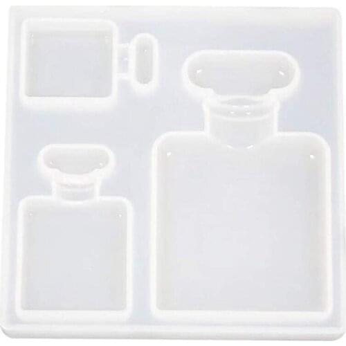 Epoxy Resin Molds Large Art Resin Molds DIY Silicone Resin Casting Molds Perfume Bottle 3D Resin Mold for Resin Epoxy, Candle Wa