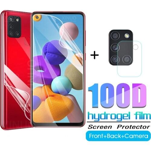 Front back hydrogel film for Samsung Galaxy A21S camera screen protector for Samsung A21 A 21 S 21S A21c glass protective film