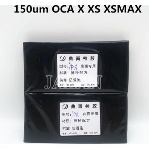 150um OCA Glue For IP X Xs Xsmax Touch Screen Front Out Glass Laminating LCD screen panel replace repair