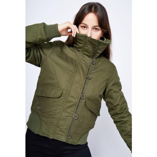Jacket and Coats For Women Winter Thick Warm Long Sleeve Turtle Neck Female Jaqueta Outwear Zippers Loose Style C2769