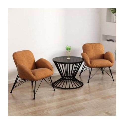 Balcony small table and chair one table two chairs three piece set net red small house light luxury modern simple Nordic leisure