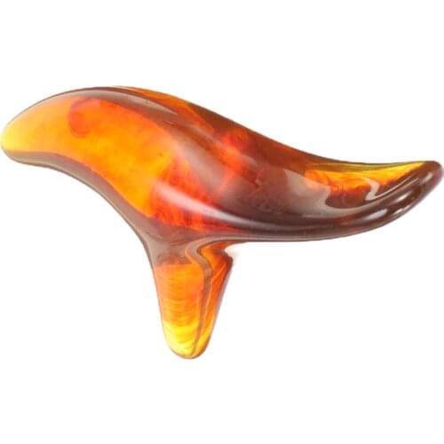 Foot Massage Amber Resin Triangle GuaSha Scarping Tool Feet Relaxing Acupuncture Shiatsu Foot Care Health Care Tool