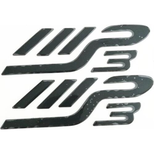 Motorcycle 3D Italian Badge Emblem MP3 Sticker Decal Kit for PIAGGIO MP3 Stickers MOTO SCOOTER Black Color