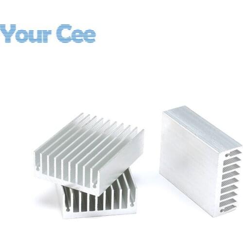 5 pcs 60*45*18mm Heatsink Cooler Cooling Fin Aluminum Heat Sink Radiator for LED, Power IC Transistor, Module PBC 60X45X18mm