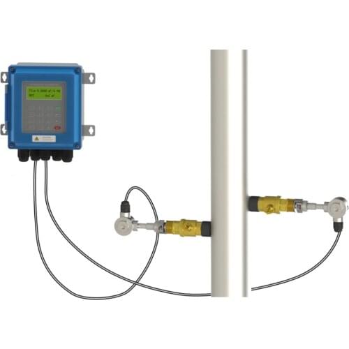 Ultrasonic Flowmeter Wall Mounted DN50mm-DN6000mm Insertion Type Transducers liquid flow meter Modbus RS485