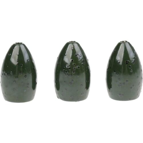 2-6Pcs/set Fishing Tungsten Weights Copper Alloy Weight Bullet Shape Sinkers Flipping/Worm Weights 5.3g-28g