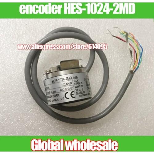 1pcs New Japan NEMICON encoder HES-1024-2MD / 1024 line encoder Tokyo NEMICON