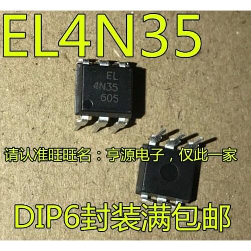 10pieces EL4N35 DIP-6 4N35