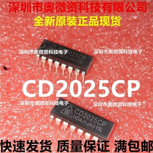 100% Original In Stock New CD2025CP CD2025 DIP-16