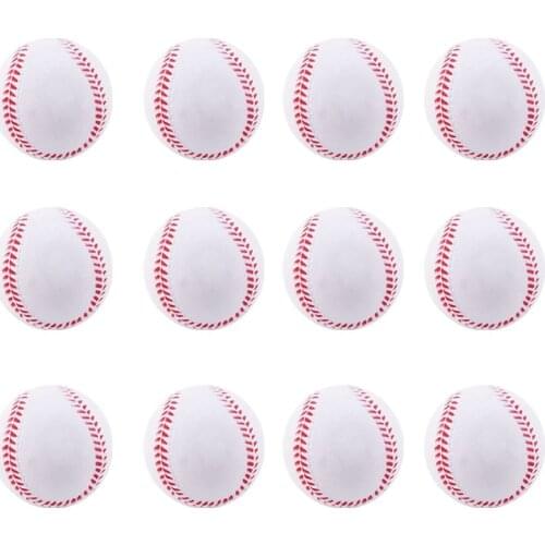 12Pack Baseball Foam Softball 9Inch Adult Youth Training Sporting Batting Ball for Game Pitching Catching Training