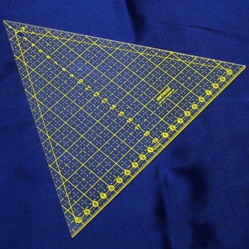 23 Cm Trangle Diamond Shaped Quilts with Feet Patchwork Quilting Ruler for Multic Multi-pattern Cutting patchwork Cutting Ruler
