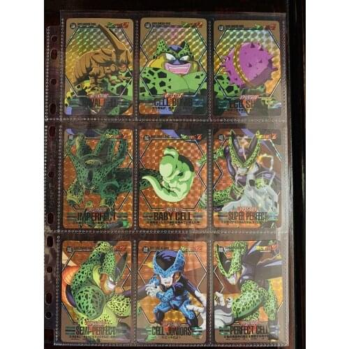 9pcs/set Dragon Ball Z GT Cell Barcode Heroes Battle Card Ultra Instinct Game Collection Cards