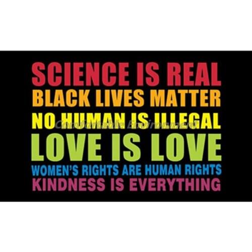 90X150CM LOVE IS LOVE Black Lives Matter Flag BLM Peace Protest Outdoor Banner