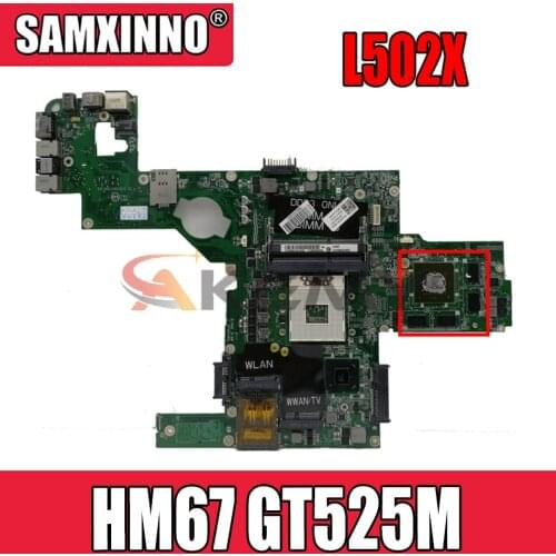 Akemy DAGM6CMB8D0 CN-0C47NF 0C47NF Main board For Dell XPS 15 L502X Laptop Motherboard HM67 DDR3 GT525M WORKS