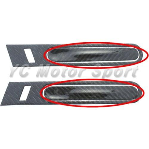 Car Accessories Dry Carbon Fiber Moulding Trim Fit For 2008-2014 R35 GTR CBA DBA Outer Door Handle Surround