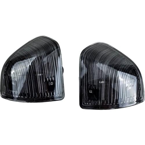 1 Pair Car Smoked Lens Amber LED Side Mirror Turn Signal Light Fit for Dodge Ram 1500 2500 3500 4500 5500 2011 2012 2013 2014