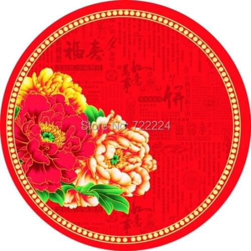 Free shipping dia 84cm chinese traditional handmade red peony oiled paper umbrella decorative wedding umbrella festival umbrella