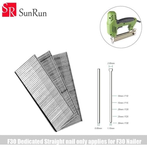The F30 Dedicated Straight nail Air gun nails Carpentry Nailgun Of gas row nail 1 box 5000pcs