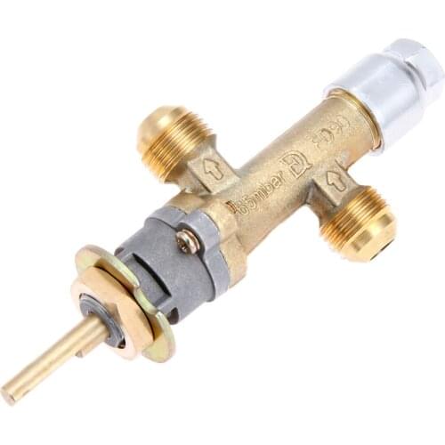 Gas Control Valve Propane Fire Pit Flame Failure Safety Valve with Inlet & Outlet for Gas Grill Heater Fireplace Parts