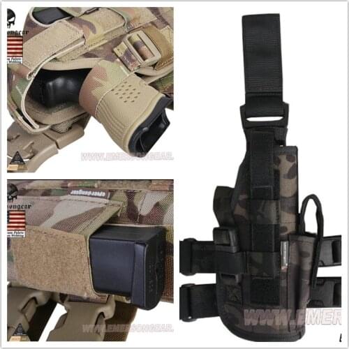 2018 New EmersonGear SALES LEG HOLSTER 500D Nylon Multicam Tropic Arid Black EM6201