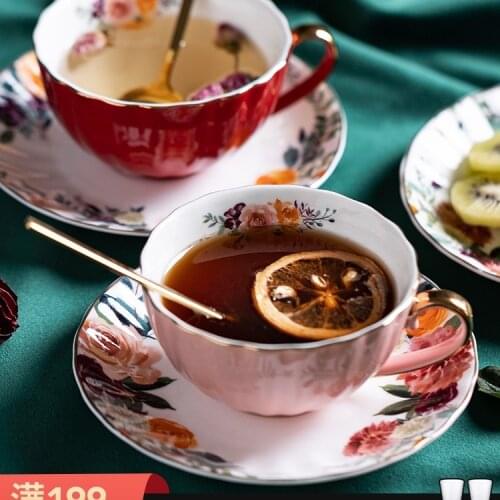 Coffee Cup Ceramic Small Exquisite Afternoon Tea Set European Light Luxury Coffee Set Set