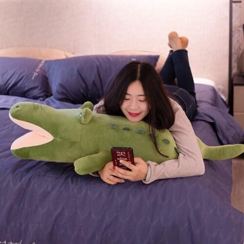Nice Simulation Crocodile Plush Toys Stuffed Realistic Alligator Dolls Soft Funny Animals Pillow for Kids Boys Birthday Gift