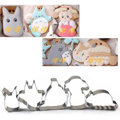 Cartoon Totoro Xiaomei Metal Cookie Cutter Baking Molds Fondant Cake Decorating Pastry Kitchen Tools Patisserie