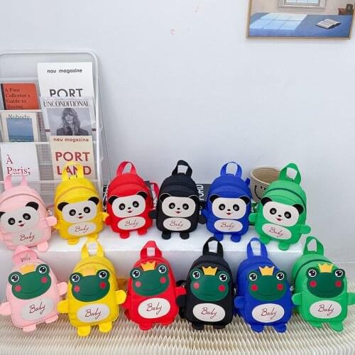 New Childrens School Bags For Girls Kids Kindergarten Bag 3-4-7 Girl Boy Simple Fashion Light Panda Cute School Backpack Rugzak