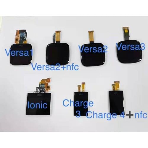 Original LCD For Fitbit Versa 2 LCD Display Touch Screen Digitizer Assembly For Fitbit Versa 1 FB504 FB505 Screen Replacement