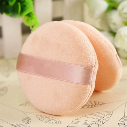 1pcs Portable Round Make-up Puff High Quality Pure Cotton Tasteless Tools Puff Soft Puff Beauty Makeup Make-up Sponge Fixed R3R1