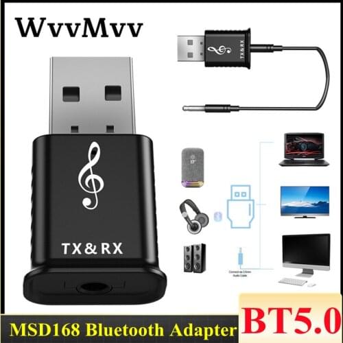 Three-in-one USB Bluetooth Transmitter Receiver 5.0 Computer TV Speaker Car Wireless Bluetooth Adapter dongle